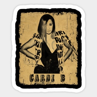 Cardi B (Apparel) Sticker